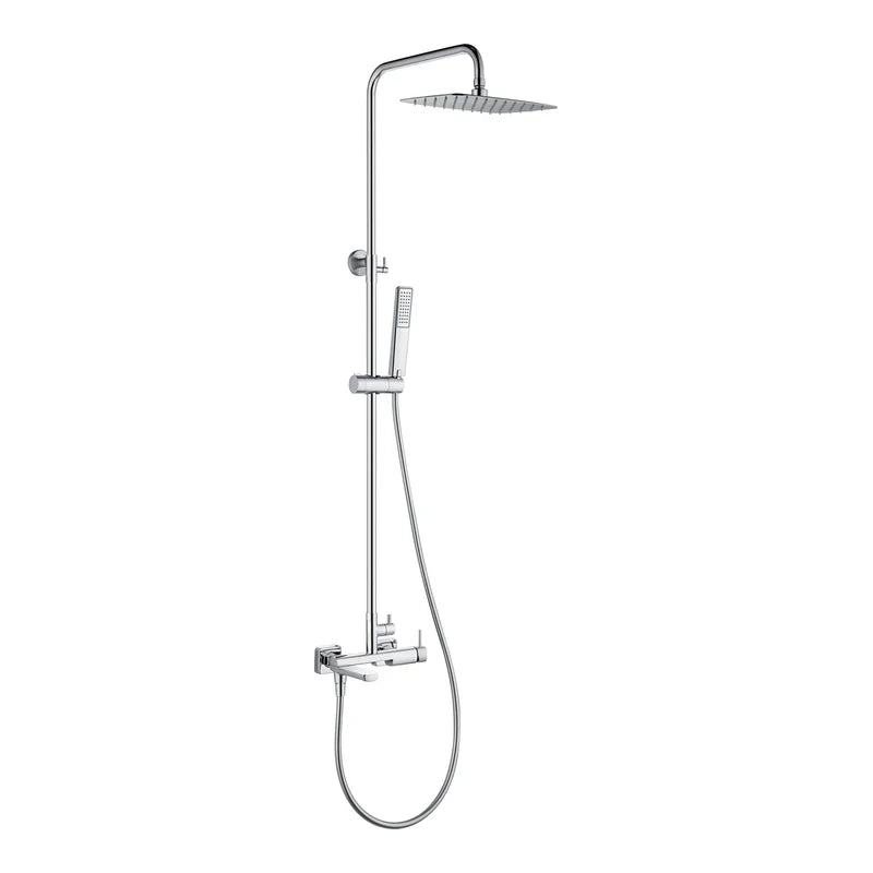 Conjunto Bañera Monomando Firenze Imex Cromo