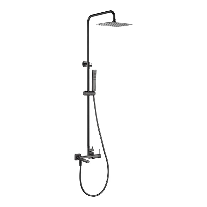 Conjunto Bañera Monomando Firenze Imex Black gun metal