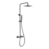 Conjunto ducha monomando Firenze black gun metal Imex