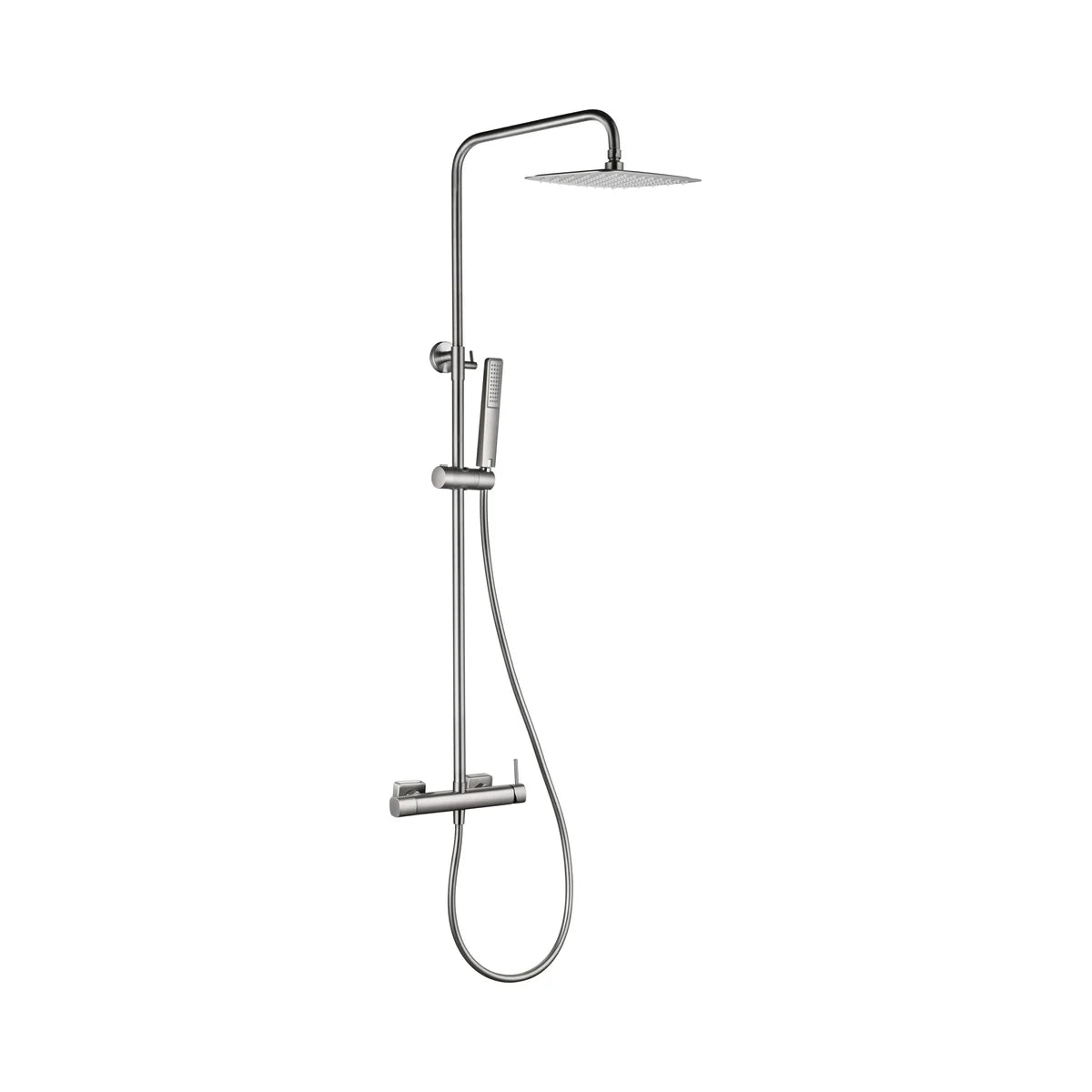 Conjunto Ducha Monomando Firenze Níquel Cepillado Imex - principal - Imex