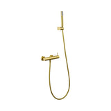 Kit ducha monomando Genova oro cepillado Imex