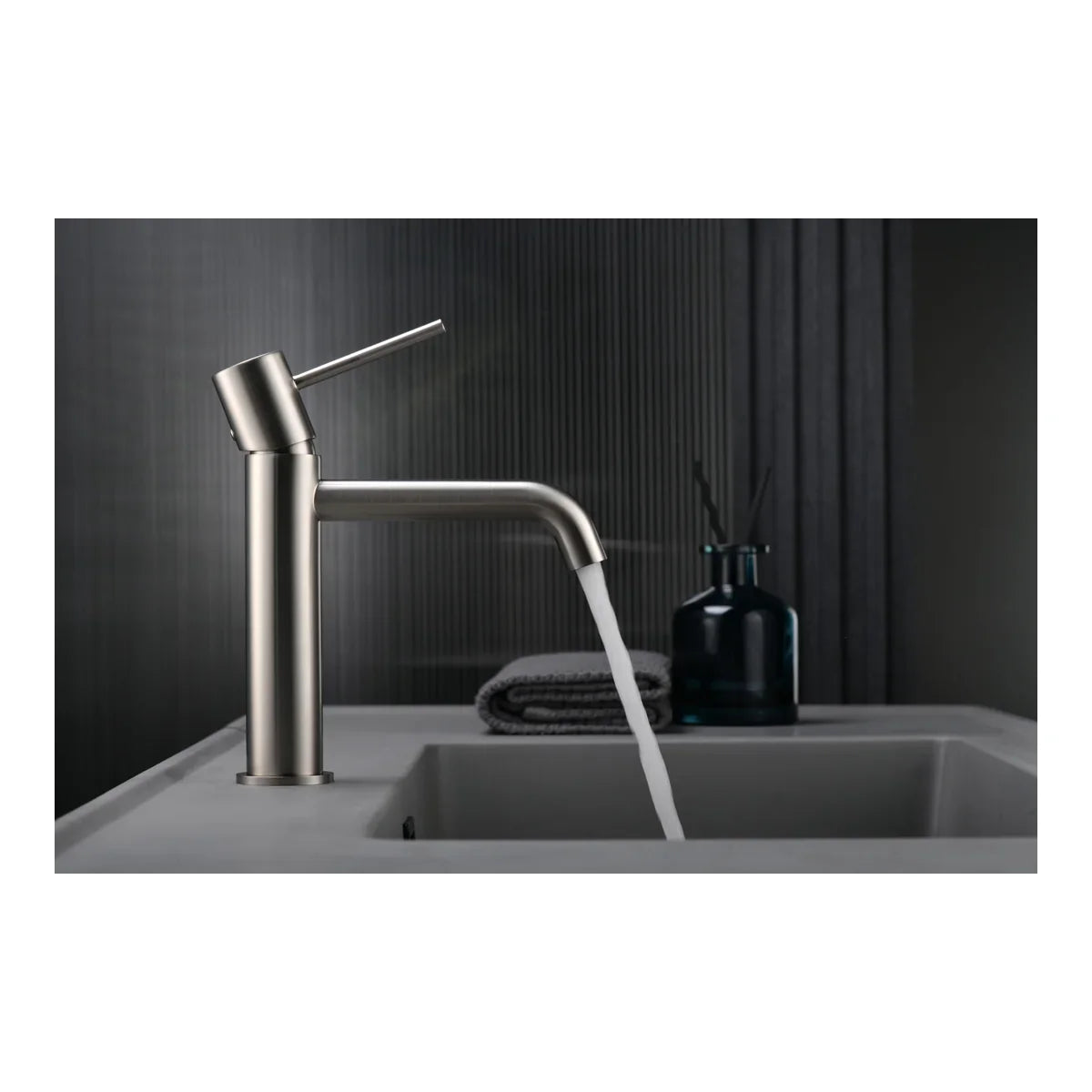 Monza Brushed Nickel Sink Mixer