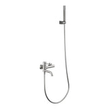 Monomando kit baño/ducha Monza níquel cepillado Imex