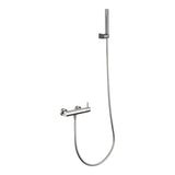 Monomando kit ducha Monza níquel cepillado Imex