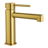 Monomando lavabo Toscana oro cepillado Imex