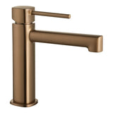 Monomando lavabo Toscana oro rosa cepillado Imex