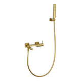 Kit baño/ducha monomando Toscana oro cepillado Imex