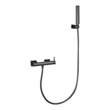Kit ducha monomando Toscana black gun metal Imex
