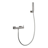 Kit ducha monomando Toscana níquel cepillado Imex