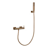 Kit Ducha Monomando Toscana Oro Rosa Cepillado Imex