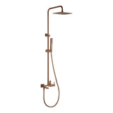 Conjunto bañera monomando Toscana oro rosa cepillado Imex