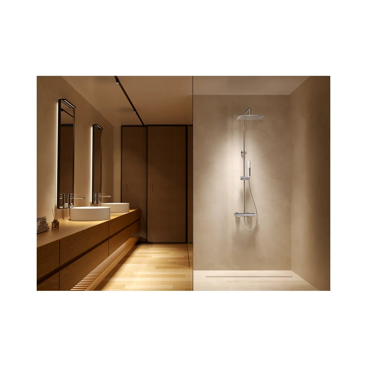 Conjunto Ducha Monomando Toscana Imex Cromo | Merkimarket - ambiente_1 - Imex