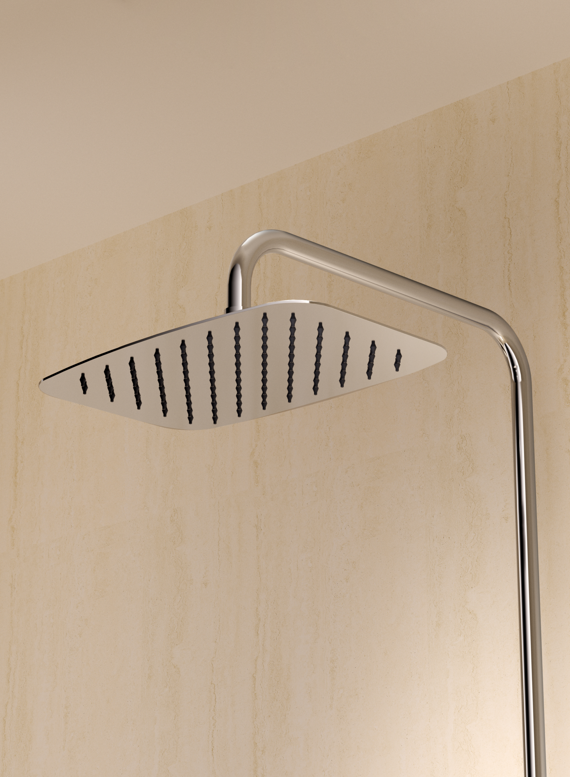 Conjunto Bañera Monomando Toscana Imex Oro rosa cepillado en ambiente