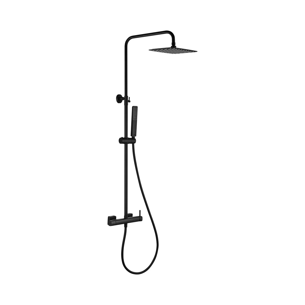 Conjunto Ducha Monomando Toscana Negro Mate Imex - principal - Imex