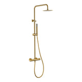 Conjunto ducha termostático Bless oro cepillado Imex