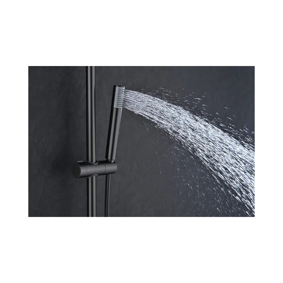 Conjunto Ducha Termostático Imex Black Gun Metal - ambiente_4 - Imex