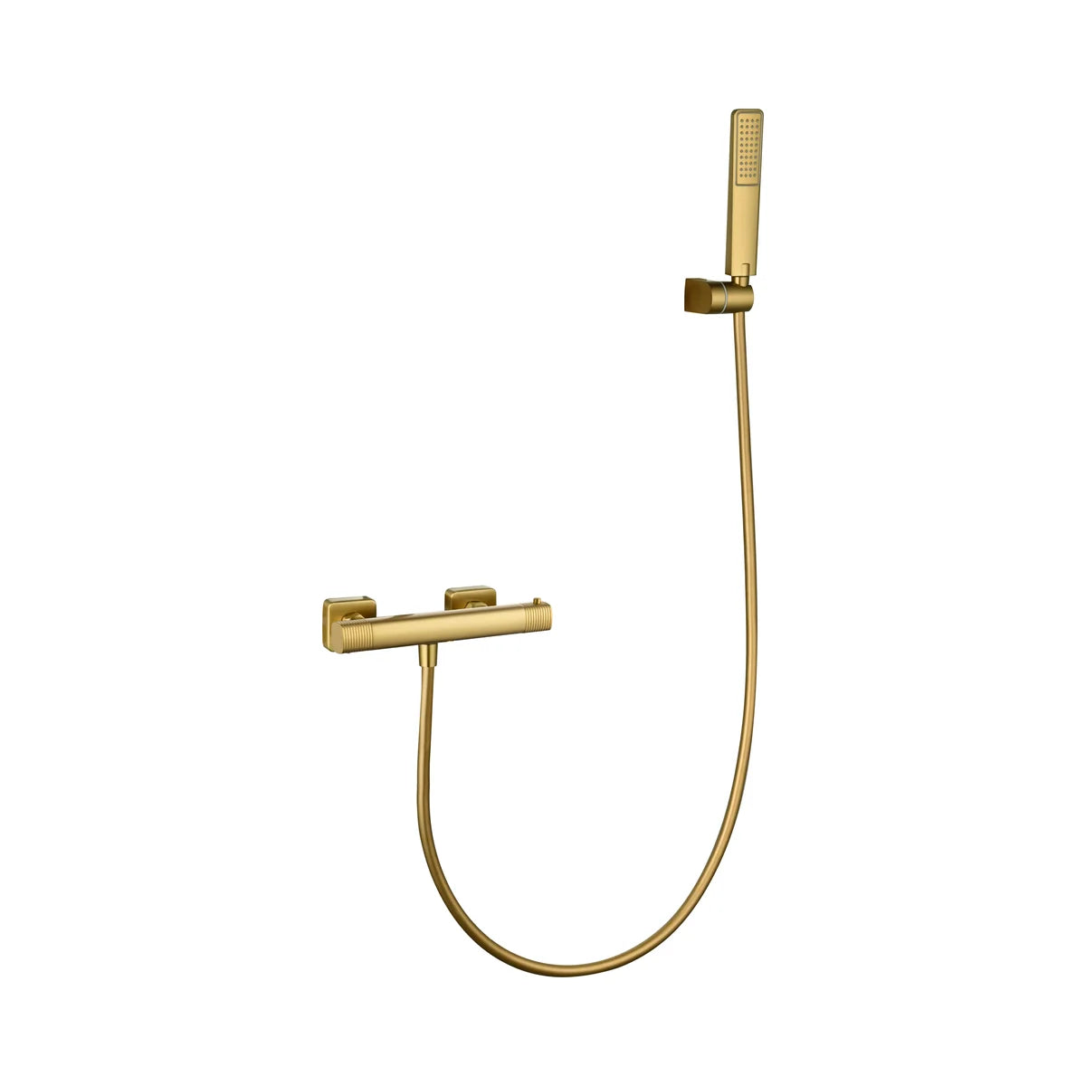 Kit Ducha Termostático Imex Firenze Oro Cepillado - principal - Imex