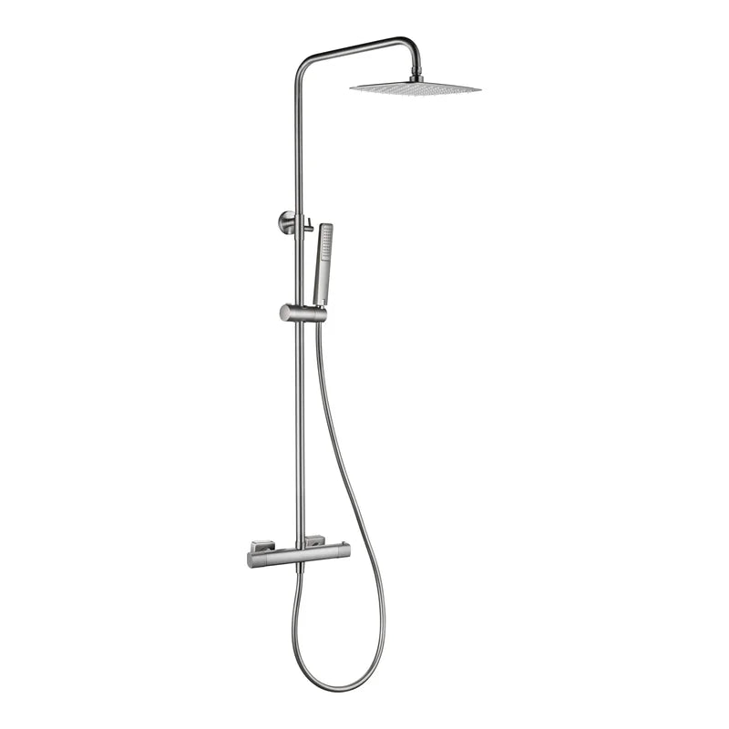 Conjunto Ducha Termostático Firenze Imex Níquel