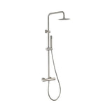 Conjunto ducha termostático Genova níquel cepillado Imex