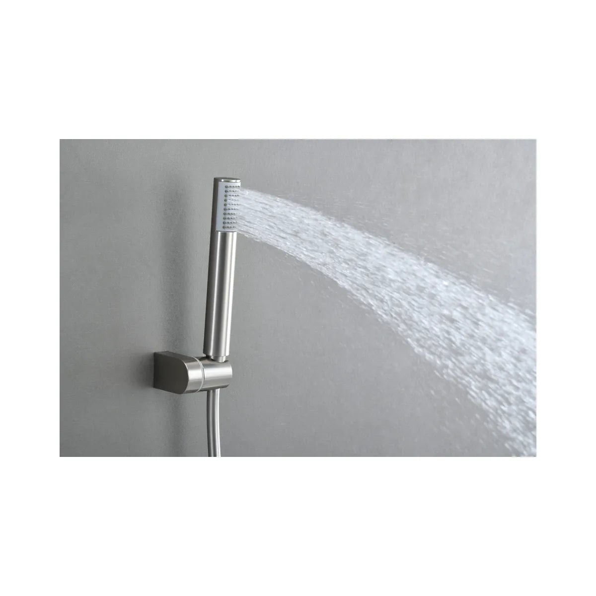 Kit baño/ducha termostático Monza Imex níquel cepillado - ambiente_3 - Imex