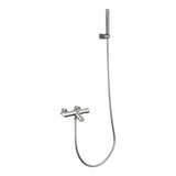 Kit baño/ducha termostatico Monza níquel cepillado Imex