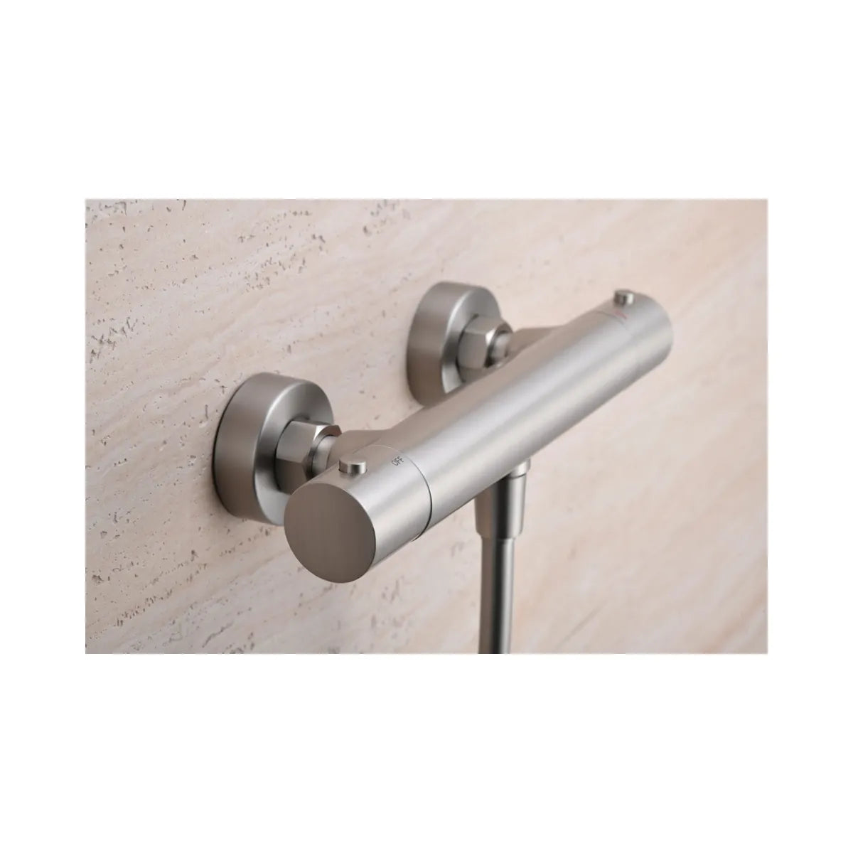 Kit ducha termostático Monza Imex níquel cepillado - ambiente_2 - Imex