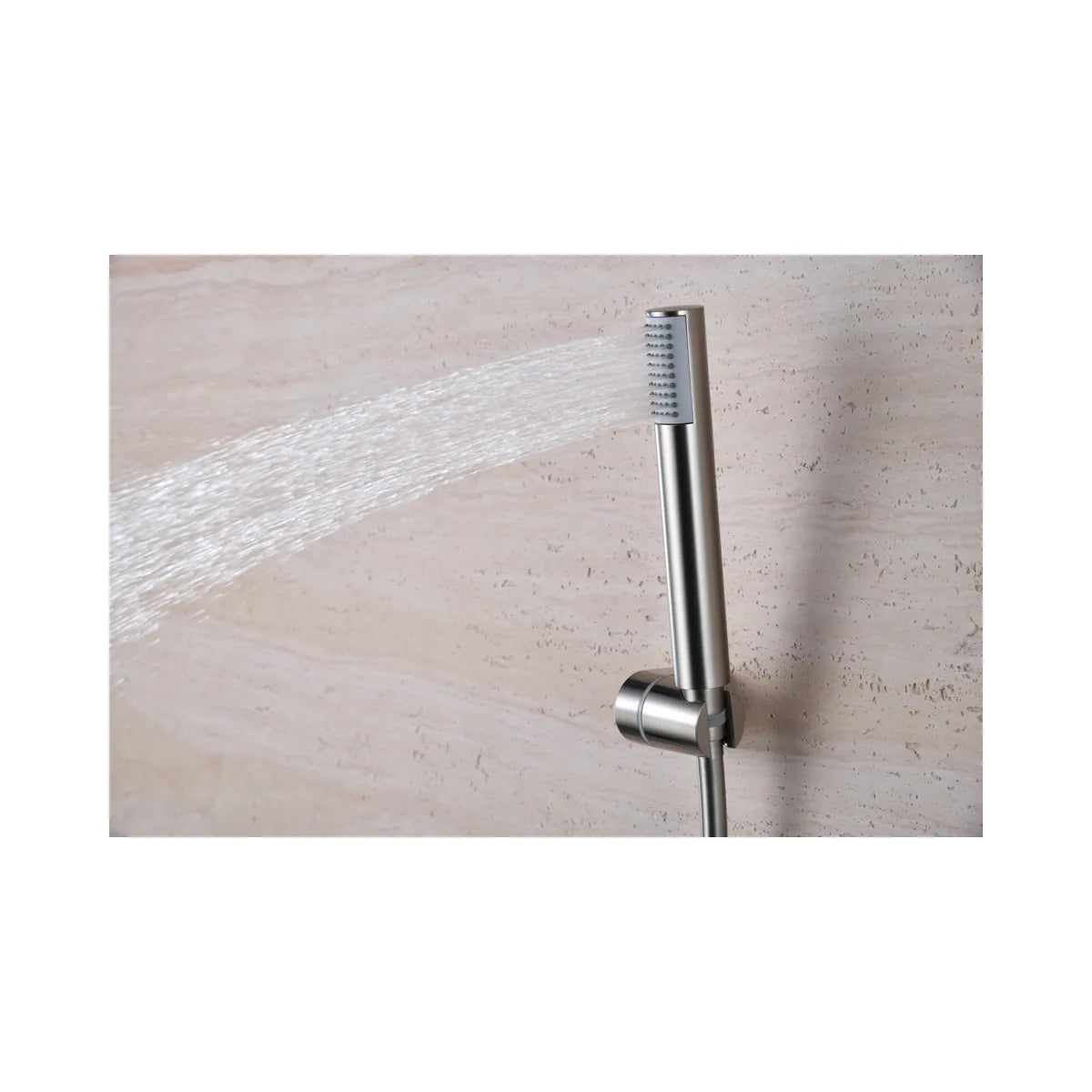 Kit ducha termostático Monza Imex níquel cepillado - ambiente_3 - Imex