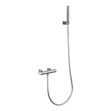 Kit ducha termostatico Monza níquel cepillado Imex