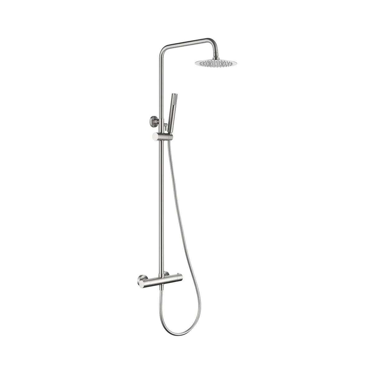 Conjunto Ducha Termostático Imex Monza Níquel Cepillado - principal - Imex