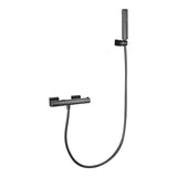 Kit ducha termostático Toscana black gun metal Imex