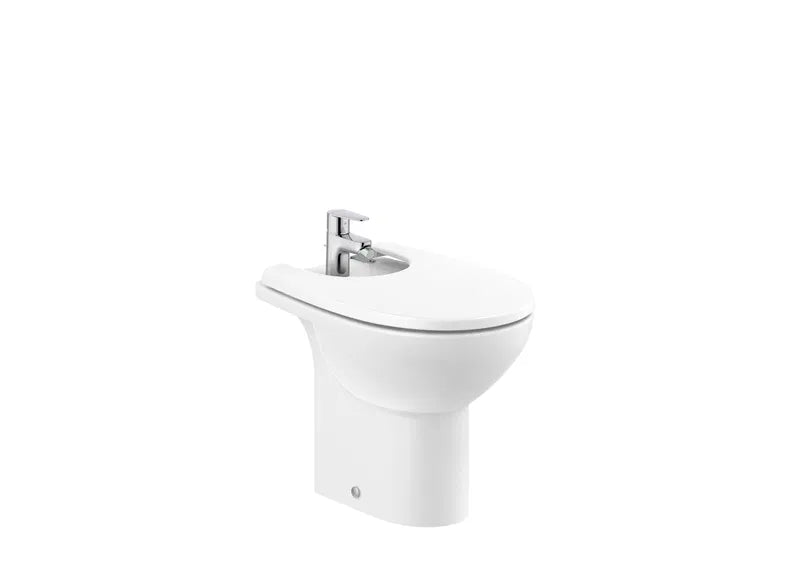 ROCA VICTORIA A355394000 Bidé com furo para torneira de 35,5 cm em porcelana branca