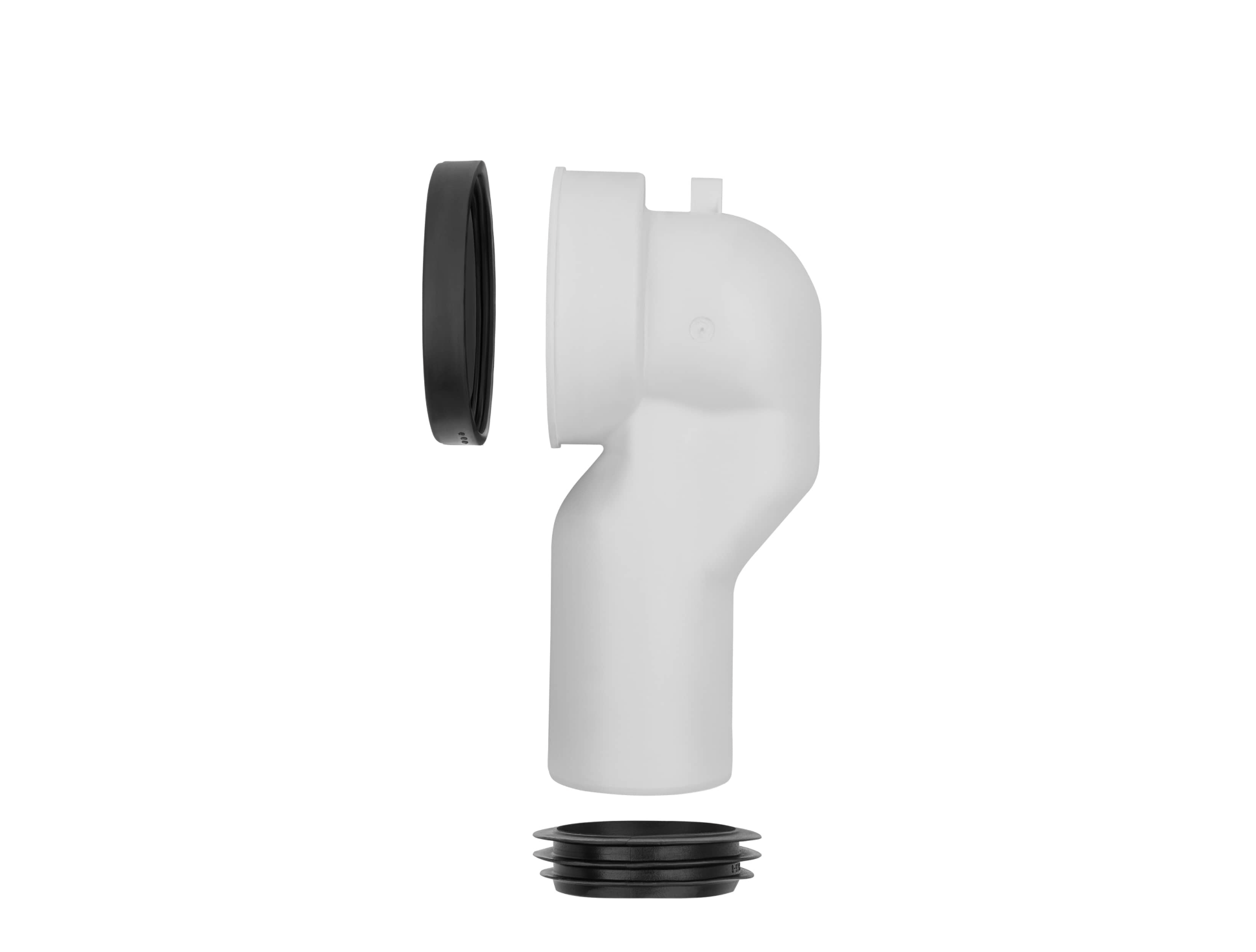 Vertical outlet elbow kit for Roca toilet