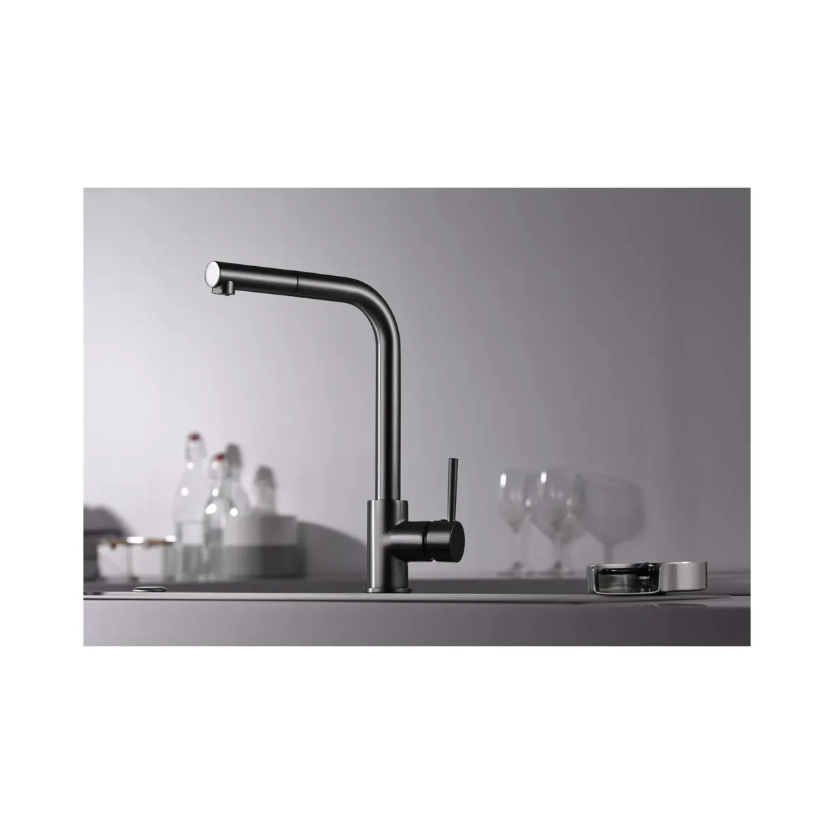 Grifo Cocina Malta Black Gun Metal Imex | Merkimarket - ambiente_1 - Imex