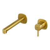 Monomando empotrado lavabo Toscana oro cepillado Imex