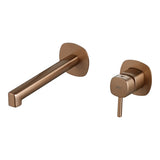 Monomando empotrado lavabo Toscana oro rosa cepillado Imex