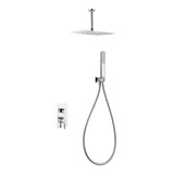 Conjunto ducha monomando empotrado Arezzo cromo Imex