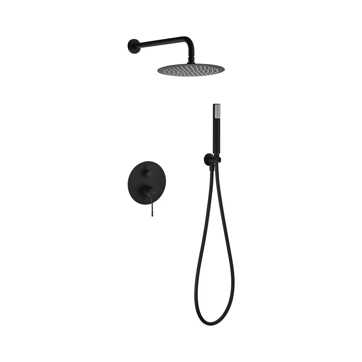 Conjunto Ducha Empotrado Imex Bless Negro Mate - principal - Imex