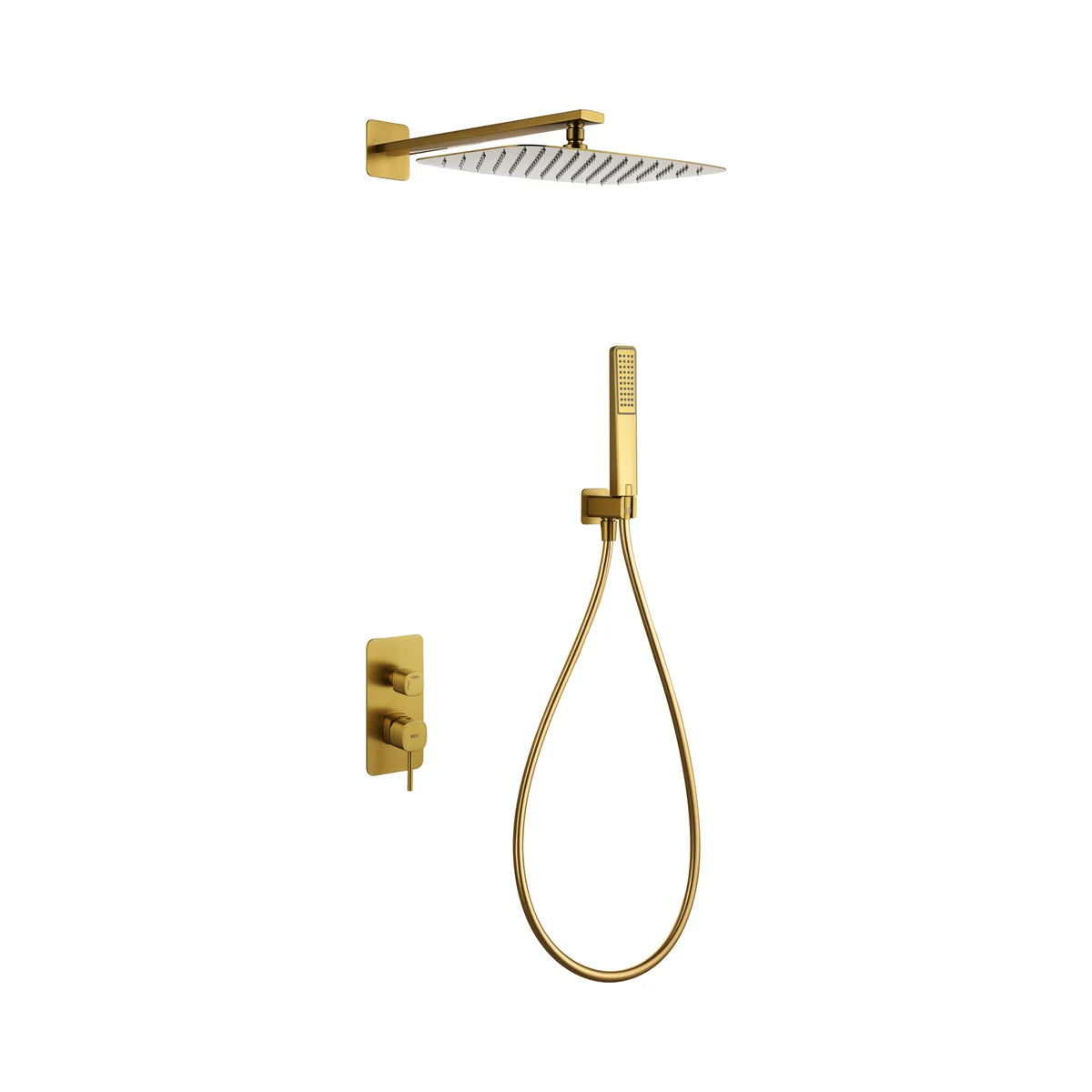 Conjunto Ducha Monomando Empotrado Firenze Oro Cepillado Imex - principal - Imex