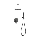 Conjunto ducha monomando empotrado Piamonte black gun metal Imex