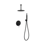 Conjunto ducha monomando empotrado Piamonte negro mate Imex