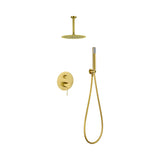 Conjunto ducha monomando empotrado Piamonte oro cepillado Imex