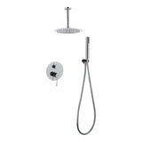 Conjunto ducha monomando empotrado Palau cromo Imex