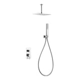 Conjunto ducha monomando empotrado Sassari cromo Imex