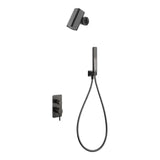 Set Doccia Miscelatore Incasso Toscana con Soffione Tube Imex Black gun metal