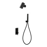 Set Doccia Miscelatore Incasso Toscana con Soffione Tube Imex Nero