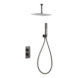 Conjunto ducha termostático empotrado Arezzo black gun metal Imex