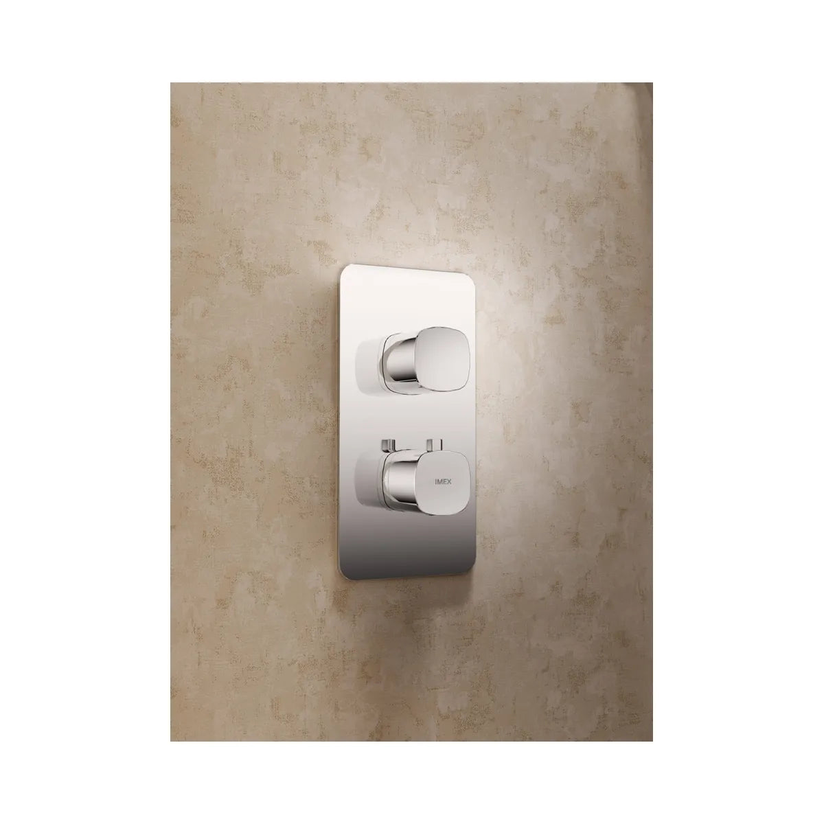 Ducha Termostática Empotrada Arezzo Níquel Cepillado Imex - ambiente_2 - Imex