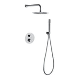 Conjunto ducha termostático empotrado Bless cromo Imex