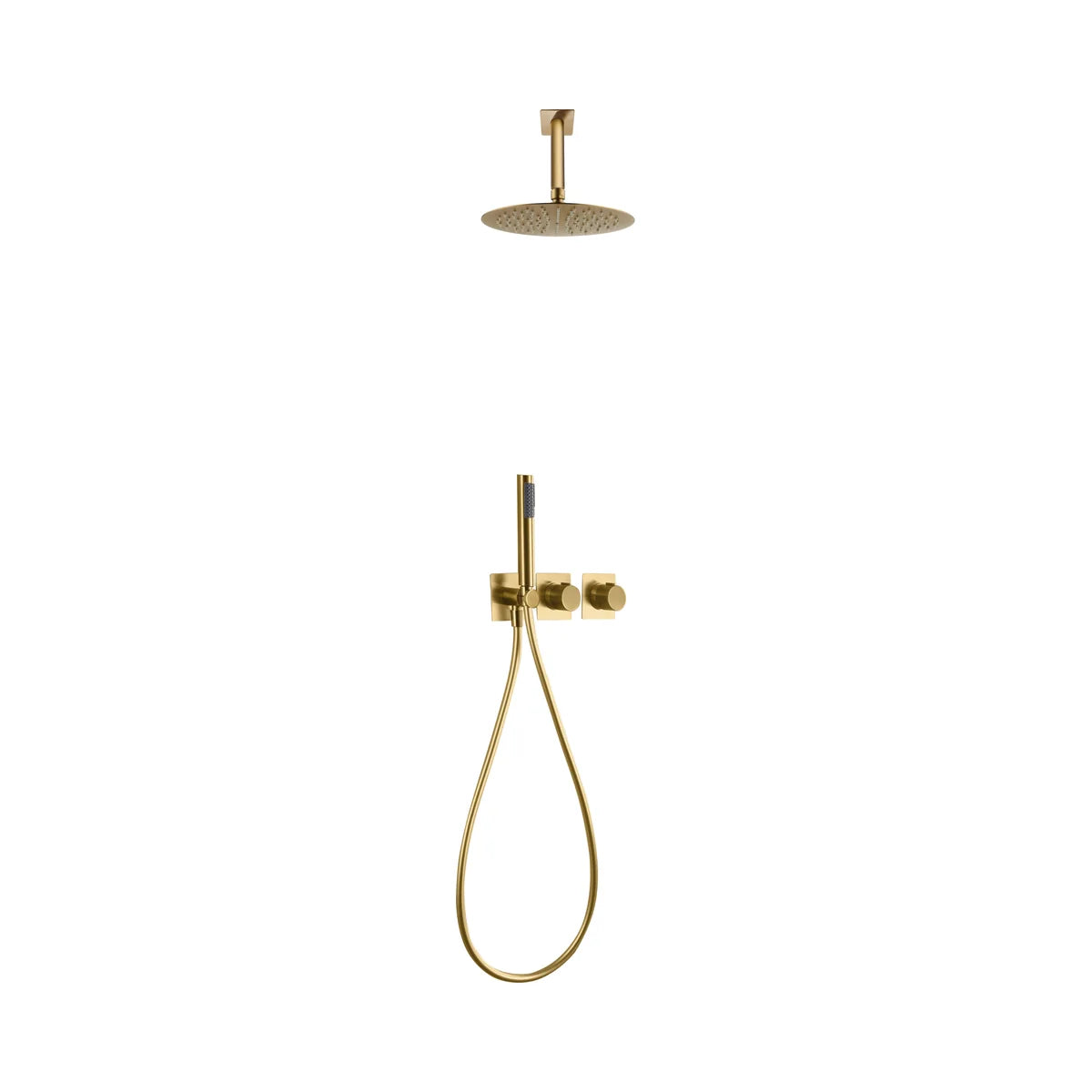 Conjunto Ducha Termostático Imex Nepal Oro Cepillado - principal - Imex