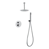 Conjunto ducha termostático empotrado Palau cromo Imex